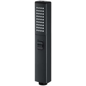 LUYU Square Handheld Shower Head - Dual Spray (Rain & Precision Jet), Matte Black Finish, 2.8Bar High Pressure, Ergo Grip for Low Pressure Bathrooms, AirBoost Tech, 5-Layer Filter (Head Only)
