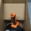 Drain Auger, Clog Remover with Drill Adapter, 25 Feet Flexible Plumbing Snake Use Manually or Powered for Kitchen, Bathroom and Shower Sink, Comes with Gloves (orange)