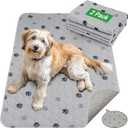 GOGREEN Waterproof Reusable Pets Training Pads Washable Pee Pads for Dogs, Puppy Pads for Potty Training with Leakproof Bottom (1 Pack, 72"x72")