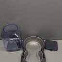 Pet Feeder and Water Food Dispenser Automatic for Dogs Cats, 100% BPA-Free, Gravity Refill, Easily Clean, Self Feeding for Small Large Pets Puppy Kitten Rabbit Bunny