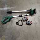 Electric Weed Wacker Cordless, Electric Grass Trimmer 21V 4.0Ah Battery Powered Weed Trimmer, 3 in 1 Lightweight Brush Cutter/Edger/String Trimmer with 2 Types Blade & for Garden and Yard Lawn