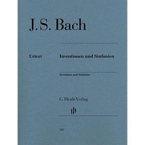 J.S. Bach: Inventions and Sinfonias BWV 772–801 | Henle Urtext Piano Sheet Music (Revised Edition) | Baroque Masterwork for Study and Performance - Hardcover