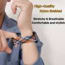 Mazoft Braided Bands With Magnetic Clasp Compatible with Apple Watch Band 44mm/45mm/46mm/49mm/(42mm-series 3 2 1)