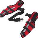 KIMISS Dog Leg Brace Elastic Shockproof Pet Knee Pads with Reflective Strips for Pets and Dogs L Dog Leg Brace (XS)