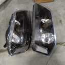 Headlights Assembly Compatible for 2008-2014 Dodge Avenger Black Housing Clear Reflector Front Headlamp Driver and Passenger Side