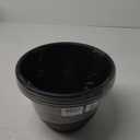 Plastic-Plant-Flower-Planters-10 Inch with Drainage Hole & Saucer, 3 Packs Lightweight Small Resin Flower Pot Indoor Outdoor, Retro Antique Imitation Decorative Garden Containers Sets for Houseplants