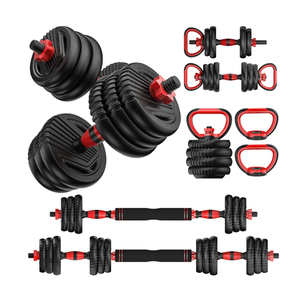 Adjustable Dumbbells, 10/25/35/55/70/90lbs Free Weight Set with Connector, 4 in1 Dumbbells Set Used as Barbell, Kettlebells, Push up Stand, Fitness Exercises for Home Gym Suitable Men/Women