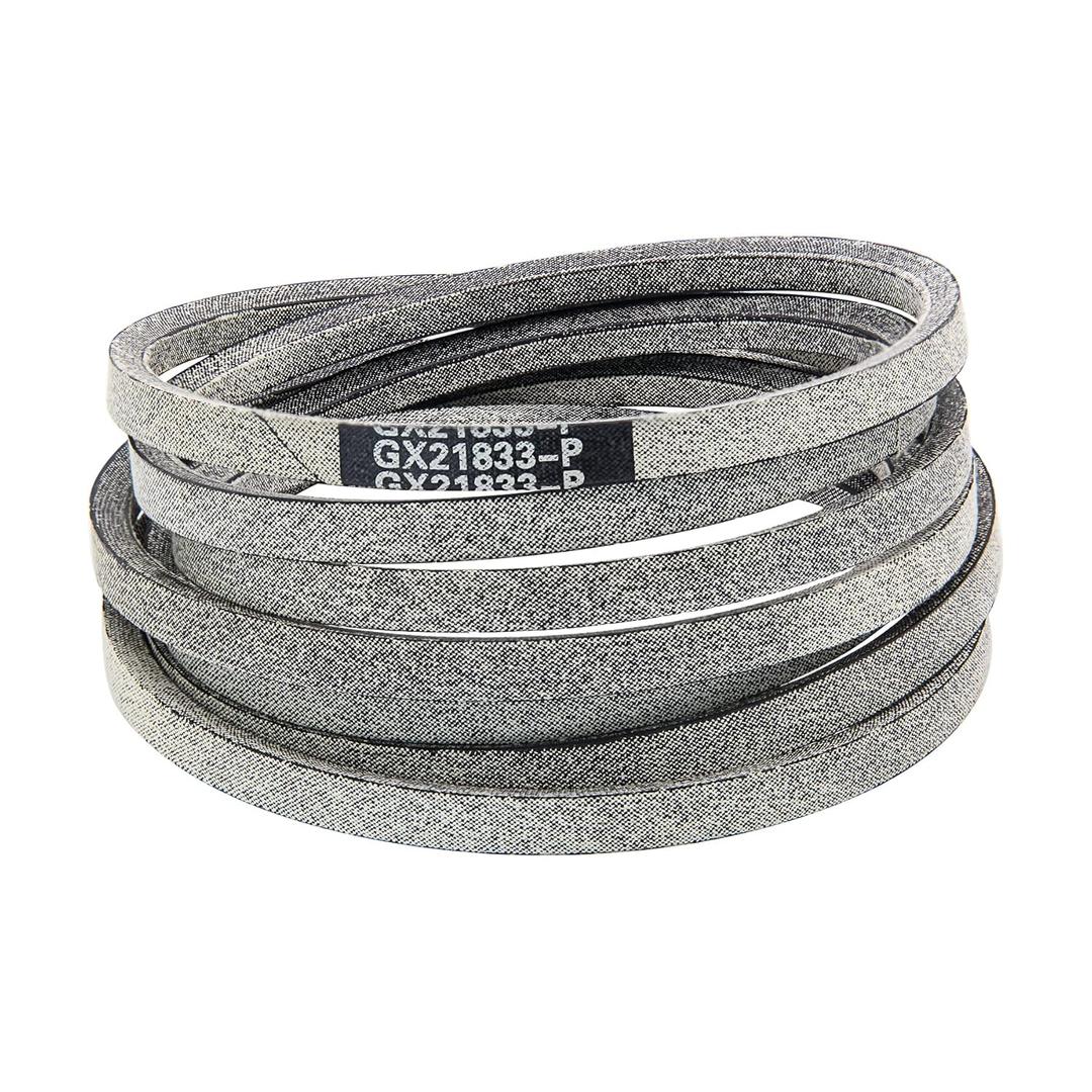 GX21833 Lawn Mower Deck Belt 141 1/8" x 1/2" Replacement 48" for John D-eere GX21833 GX20571 Fits D140 D150 D160 L120 L130 L145 L155 LA130 LA140 LA165 X140 X165