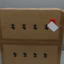 RGB Ceiling Fans with Lights, 20" Fandelier Low Profile Ceiling Fan with Light, Modern Flush Mount Ceiling Fan Light with Remote/APP Control, Bedroom Chandelier Fan Fixture for Indoor(Black)