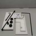 Reptile Lamp Stand, Adjustable 16-31 Inch Domes Heat Lamp Metal Bracket Floor Light Holder for Reptile Terrarium Lighting Heating Light and Dome lampshade, Large