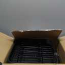 SNTD Dish Drying Rack, Expandable Dish Rack for Kitchen Counter, Stainless Steel Dish Drainer with Drainboard Set and Utensil Holder (Black)