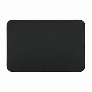 DXOKNQG Heat Resistant Kitchen Counter Mat 16x24 Inch Black - Non-Slip Silicone Appliance Protector for Air Fryer Coffee Maker Blender Toaster (1 Pack)
