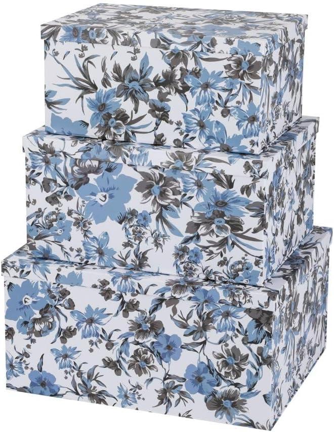 3 Pack Decorative Storage Boxes Large Keepsake Boxes Large Gift Box Decorative Box with Lids for Home Decor Memory Box for Keepsakes3 Size