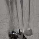 Long Handle Iced Tea Spoons, 6 Pcs 9.5-Inch Stainless Steel Dessert and Coffee Mixing Spoons for Milkshakes, Ice Cream, Cocktails, Cold Drinks (Oval)