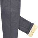 AMEBELLE Boys Girls' Winter Warm Jogger Pant Fleece Lined Elastic Waist Sweatpants (130, 5-6 Years, Dark Grey)