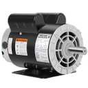 5 HP Air Compressor Motor, Electric Motor 3450 RPM, 230V Single Phase Motor, 56HZ Frame 7/8" Keyed Shaft 60 HZ