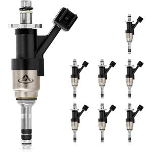 Fuel injector Set of 8 5.3L 4.3L Compatible with Chevrolet Silverado 1500 2500 Tahoe Suburban Cheyenne GMC Sierra 1500 Yukon 5.3L 4.3l 2014 2015 2016 2017 2018 Replace 12668390 FJ1217
