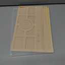 BENECREAT Wooden Beading Board with Clear Acrylic Lid, 11.8x7.8x0.6inch Bracelet Board with Measurements Bead Design Tray for DIY Jewelry Bracelets and Necklaces Making