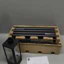 Philips 8 Packs Solar Pathway Lights Outdoor, Glass Metal Led Garden Landscape Lightings, 3000K Warm White, Waterproof for Decor Yard, Walkway, Patio, Driveway, Lawn