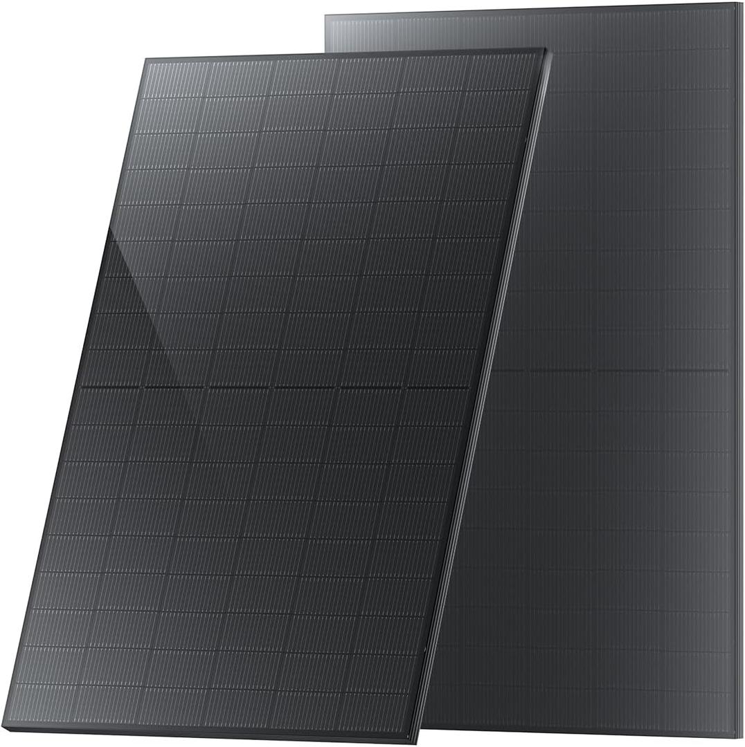 STAR 870 Watt Solar Panel, 2PCS 435W 48V/24V Solar Panels with Full-Screen Design & Maintenance-Free, 25% High-Efficiency Monocrystalline, Reliable Power for RV, Marine, Roof, Home, and Off-Grid