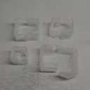 4 Pcs acrylic half sorter containers.