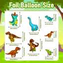 Dinosaur Theme Birthday Party Decorations Green Dino Party Decor for Boys Kids 3-12 Year Old Celebration