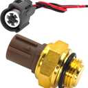 Radiator Coolant Fan Switch 37760-P00-003 201-1650 with Connector Pigtail Harness, Water Temperature Sensor Switch - Compatible with Honda Accord Civic CR-V Odyssey, Acura CL Integra RSX TL