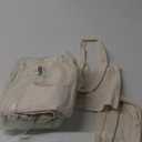 25 Pcs Mini Tote Bag Reusable Grocery Bags Blank Canvas Tote Bags DIY Sacks Gift Bags for Kids DIY Craft Party Favors (8.5 x 8 Inch)
