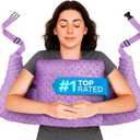 Zomaple Post Mastectomy Pillow Post Surgery  Post-Op Essentials, Breast Augmentation/Reduction & Mastectomy Recovery Supplies  Washable Cover for Comfort & Support (Royal Plum)