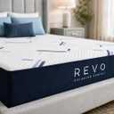 REVO 10 Inch Gel Memory Foam Mattress, King, Medium