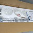 Espird 4 Lights Bathroom Vanity Light Fixtures Chrome, Bathroom Lights Over Mirror, Industrial and Farmhouse 4 Lights Wall Sconce, Polished Chrome Globe Vanity Lighting Fixtures