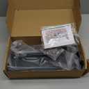 Flip-Up Winch License Plate Frame Compatible with 10" Hawse Fairlead, Universal Front License Bracket Holder Relocation, Bumper Winch Mount Roller, Fit for Most Pickup Trucks Off-Road Cars SUVs