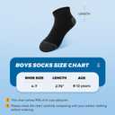 BAMBOO COOL Men's Ankle Socks Athletic Low Cut Heel Tab Cushioned Moisture Wicking, Running Arch Support Breathable, 6 Pack Black (Black, S)