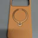 TORRAS Ostand Q3 Silicone for iPhone 17 Pro Max Case, Fit for MagSafe, 360 Spin Ring Stand, Liquid Silicone Cozy Vibrant Grip, Camera Control, Protective Case for iPhone 17 Pro Max, Pastel Orange