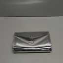 Patent Leather Envelope Clutch Womens Evening Handbag Stylish Shoulder Crossbody Bag for Dating Wedding Party Prom (Silver 3008)