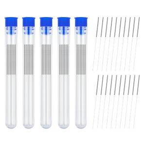 50 PCS 3D Printer Nozzle Cleaning Kit, 0.4 mm Stainless Steel Nozzle Cleaning Needles, 3D Printer Nozzle Cleaner Tool, for 3D Printer Accessory, Improved Printing Performance