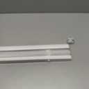 DEZ FURNISHINGS Cordless No Tools 1" Magnet Mini Blinds for Metal Doors, Room Darkening, 25" W x 72" H, White