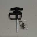 Shed Door Latch T-Handle Lock Kit with 4 Keys,Storage Barn Shed Door Hardware Lock Set 4½" and 5½" Stem