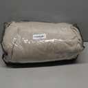 Linen Sheer Pleated Curtains 120 Inches Long 70 Inch Wide Patio Sliding Door Curtains Light Filtering Semi Sheer Pinch Pleat Drapes Burlywood Taupe Extra Wide 70x120 Drapes for Living Dining Room