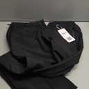 Pioneer Camp Men's Fleece Lined Hiking Pants Softshell Waterproof Winter Insulated Windproof Thermal for Snowboarding Skiing (Medium, Black)