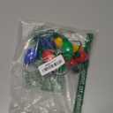 JOYIN 1 Pack Christmas Necklace LED Light Up Necklace 9 Bulbs 6 Modes LED Holiday Costume Accessories for Christmas Xmas Party Favor Party Supply