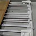Babelio 72" Extra Wide Baby Gate, AdaptiZone, 3 Metal Panels, White