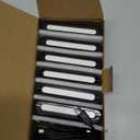 EZVALO 6 Pack Motion Sensor Night Lights, Sync LED Stair Lights Indoor, 1500mAh Rechargeable, Magnetic & Dimmable, 3000K Soft White, Portable Nightlight for Hallway, Stairs, Bathroom, Bedroom (Black)