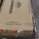 Silverback Height Adjustable In-Ground Basketball Hoop with Tempered Glass Backboard, Pro-Style Breakaway Rim & Backboard Pad (54 inch clear)