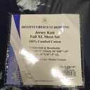 Full XL 100% Cotton Jersey Knit Sheet Set - Extra-Soft, Breathable & Hypoallergenic - 15" Deep Pockets, 54" x 80" - Ideal for Extra Long Full Beds - 4PC Set (Full XL, Navy Blue)
