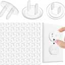 240 Pcs Outlet Covers Bulk Proofing Plug Covers for Electrical Outlets Easy Install Socket Sturdy Safe Secure Proofing Kit for Home Office