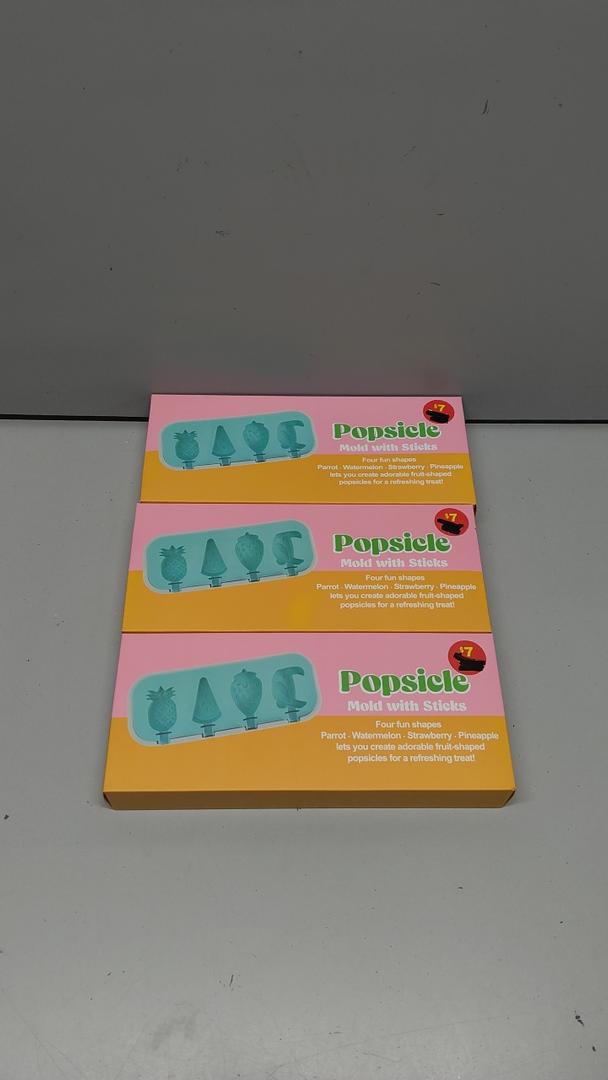 Silicone Fruit Pop Mold 3 Pack