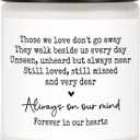 Shqiueos Sympathy Gifts for Loss of Loved One, Memorial Lavender Scented Candle 7oz, Bereavement, Thinking of You, Grief Gift, Funeral Comfort Condolence Remembrance Christmas Gift