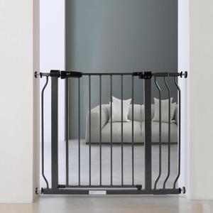 BalanceFrom Walk Thru Safety Gate for Baby and Pets, Doorways, Stairways, Hallways, Fits 29.1-38.5 Inch Openings, 36 Inch Height, Graphite