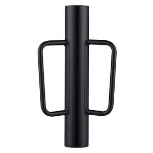 Fence Post Driver, Heavy Duty T Post Driver with Handles, Time Saving and Heavy Duty Black Pole Driver, Black, 12lb